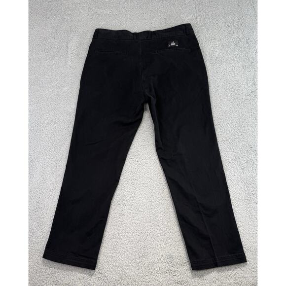 I Love Ugly ILU Pants Men's Large 33x25 Black Regular Fit Stretch Cotton - Picture 10 of 14